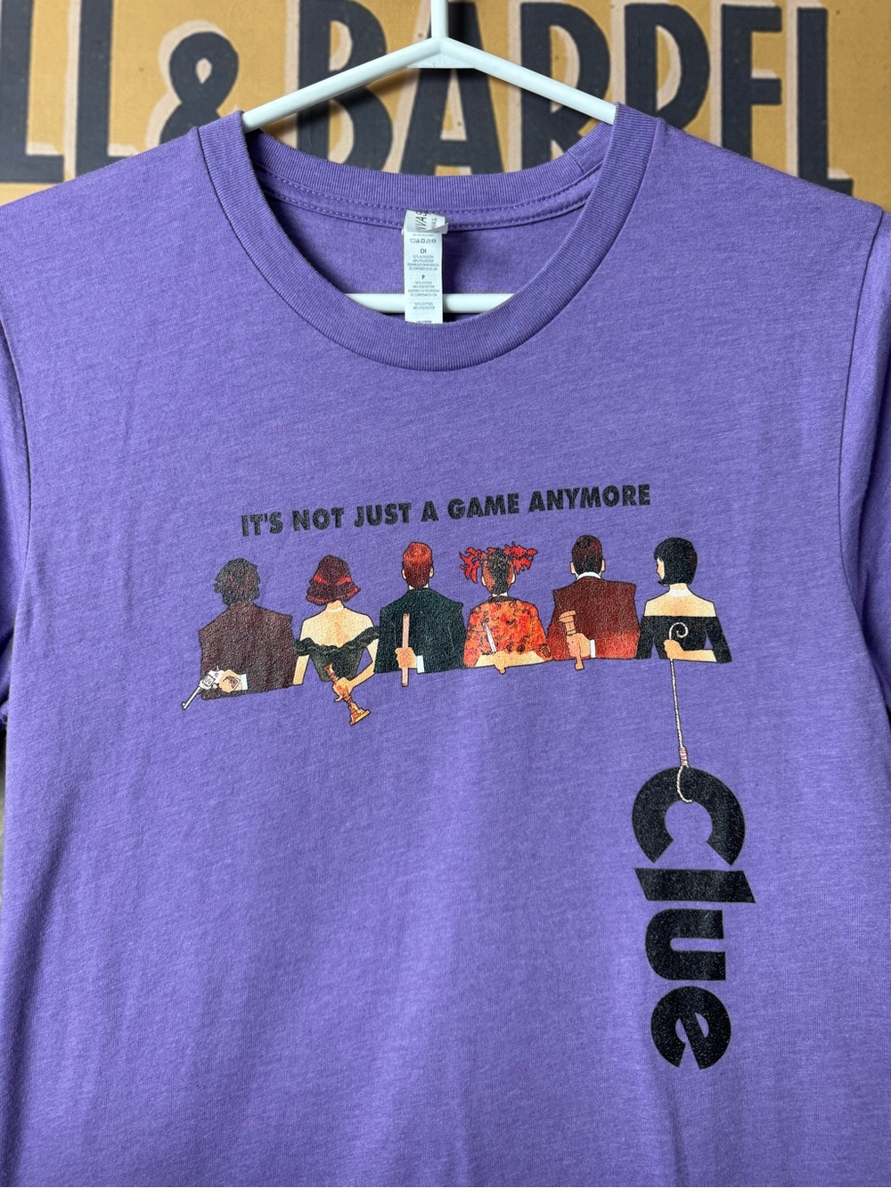 Clue 🔎🕯️
It’s not just a game anymore
Bella Canvas 
Purple Game Night T-Shirt